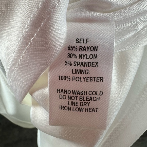 Lulus Sheer Factor Mesh Skater‎ Dress in White Size Medium - Picture 8 of 10